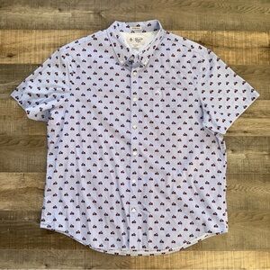 Original Penguin heritage slim fit XXL blue with red scooters